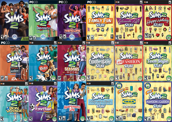 sims 2 expansion packs free download